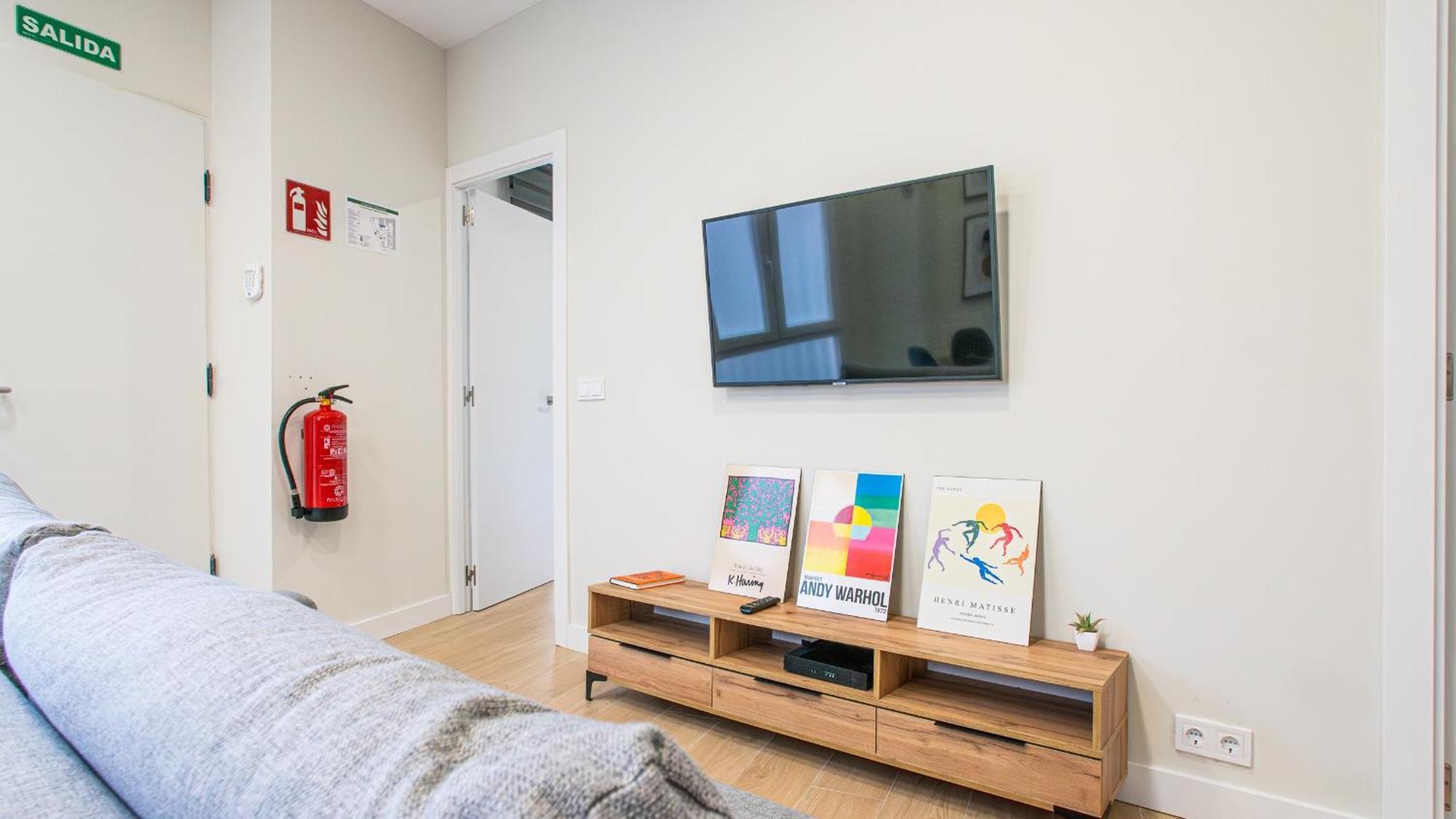Madrid Confort Urbano 1 Dormitorio Ac Wifi Cocina Exterior photo