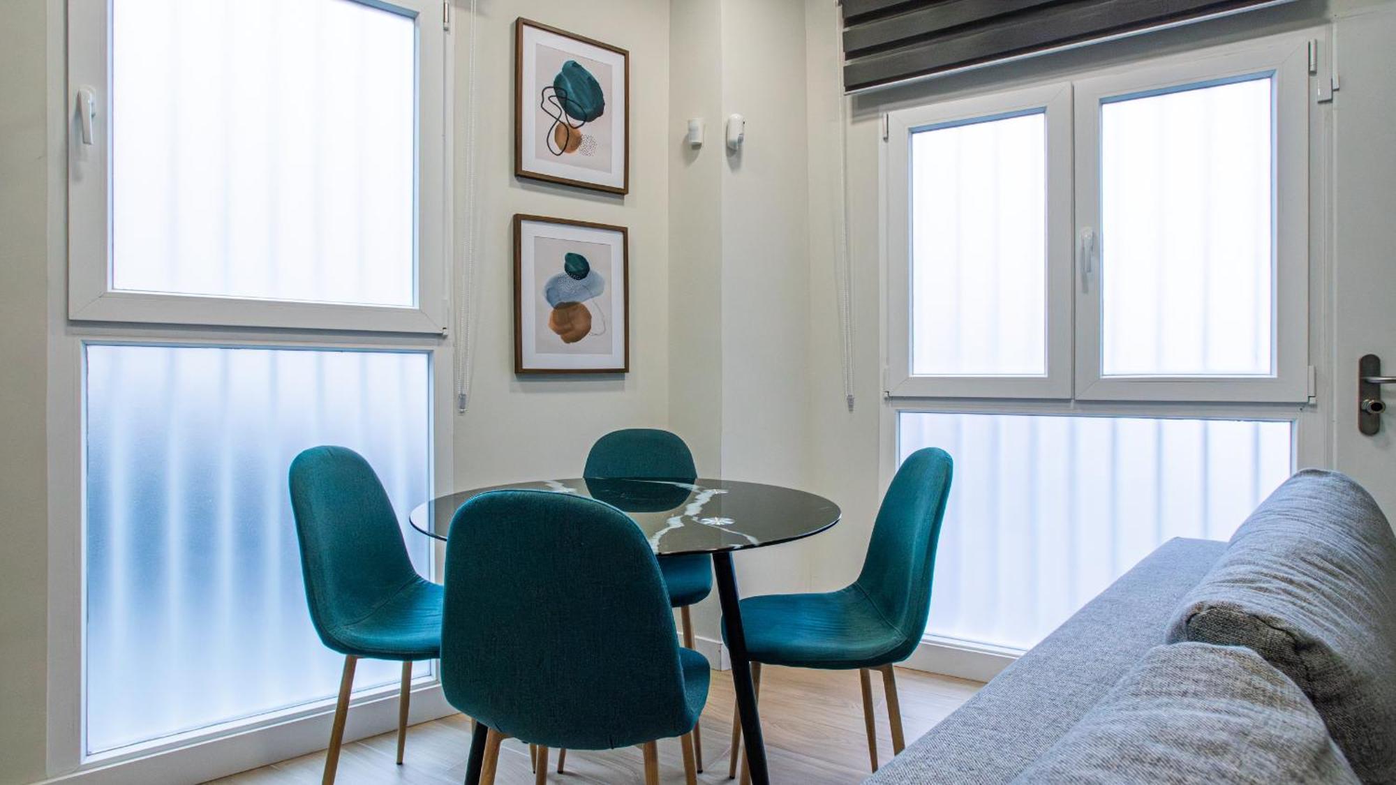 Madrid Confort Urbano 1 Dormitorio Ac Wifi Cocina Exterior photo