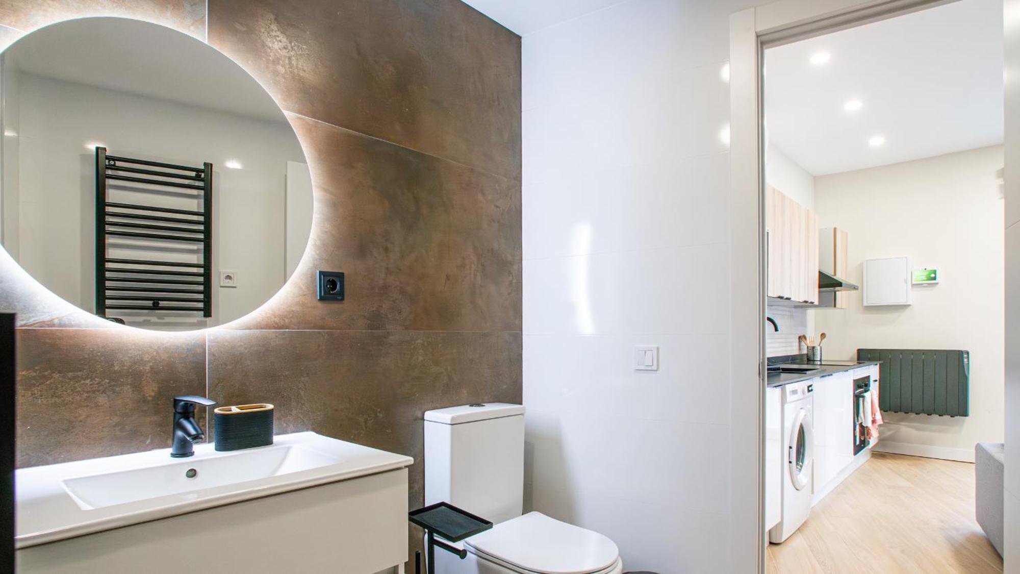 Madrid Confort Urbano 1 Dormitorio Ac Wifi Cocina Exterior photo